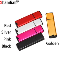 JASTER matowa pamięć USB złoty Pendrive 64GB 32GB 16GB 4GB plastikowy dysk różowy Mini Pendrive gadżet fotografia prezent 3